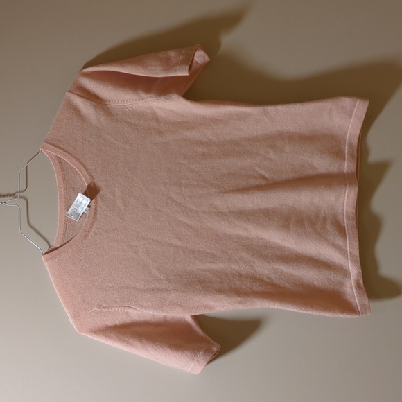 ❄️Women's 100% Cashmere Sweater - Light Pink - Picture 1 of 7